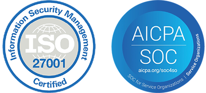 ISO270001:2022 SOC2 Type2 認証ロゴマーク